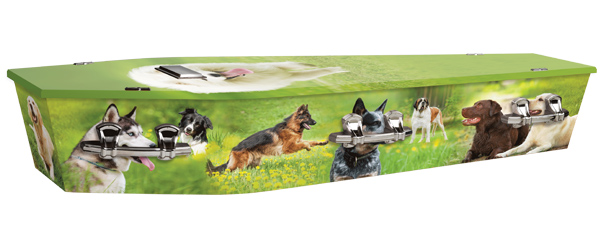 DOG03-Big_Dogs Big Dogs Funeral Casket