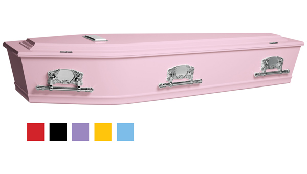 Painted Funeral caskets