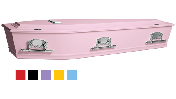 MDF_Painted Status Coloured Funeral Casket