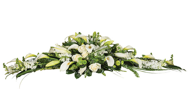 Elegance Casket Spray Funeral Flowers