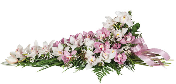 orchid-natural Orchid Natural Spray Funeral Flowers