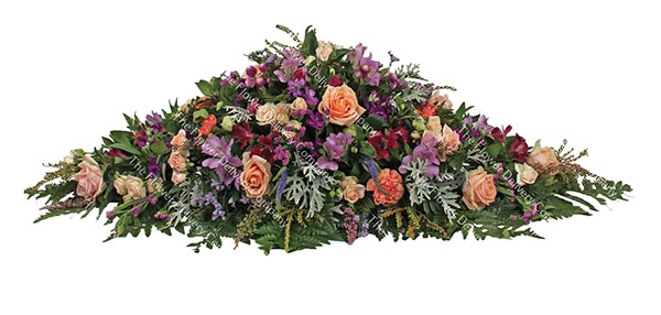 Seasonal Cottage Spray Funeral Flowers