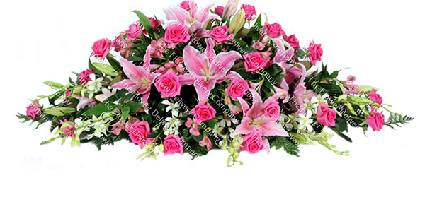 serenity-spray Serenity Casket Spray Funeral Flowers