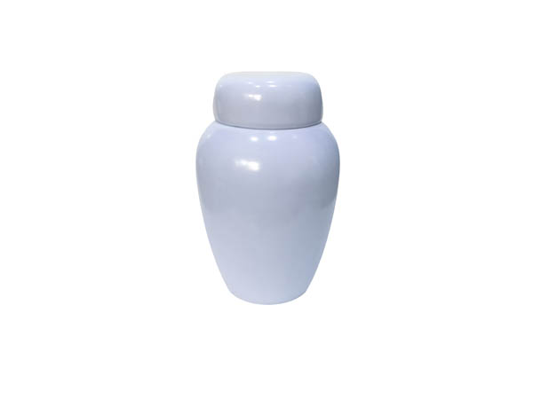 Ceramic Satin Blue Urn