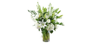 Memorial Vase Of Flowers Funeral Flowers