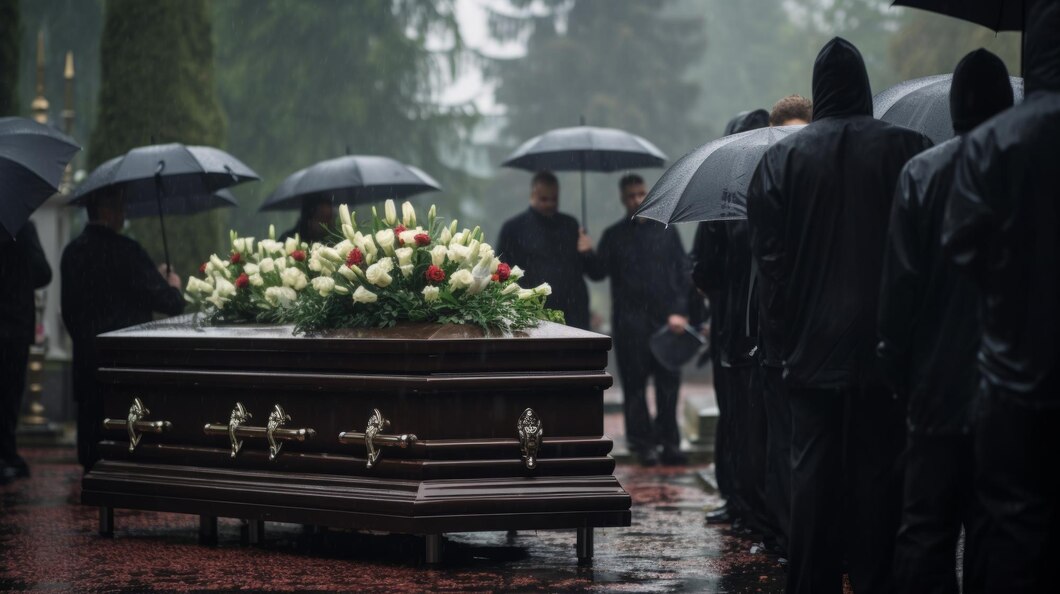 funeral mafia boss sad faces mourning people dressed black