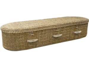 Jibana Seagrass Eco-Friendly Casket Willow Wicker Funeral Casket